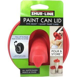 SHUR-LINE Pour & Store Paint Can Lid Spout 1 Quart Qt No Mess